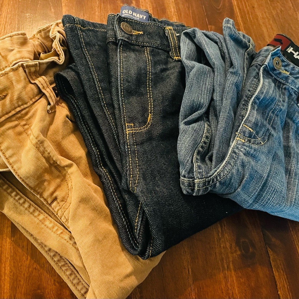 LOT: Three pairs of Boys size 14 jeans